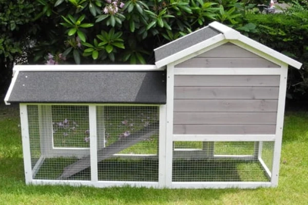 De achterzijde van het Avoriaz hok