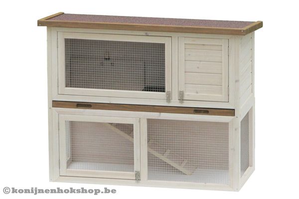 Konijnenhok Basic van Woodtoys.