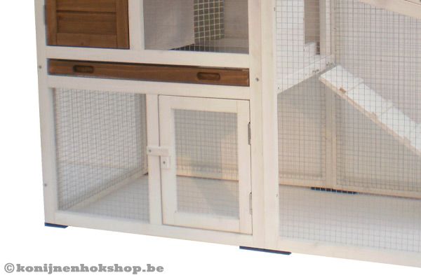 Handig toegangsdeurtje in de ren